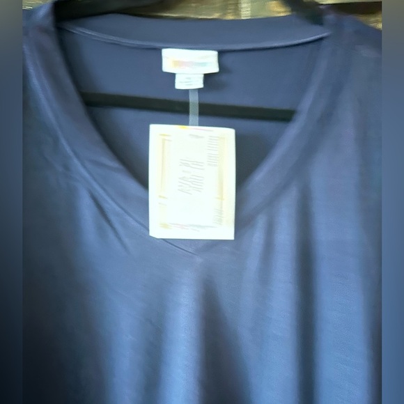 LuLaRoe | Ava Mutton Sleeve Dress | Size: XL | Color: Navy Blue | NWT - Picture 3 of 5